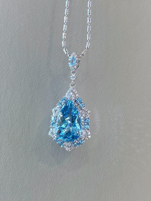 3.71ct 海蓝宝吊坠 商品图2