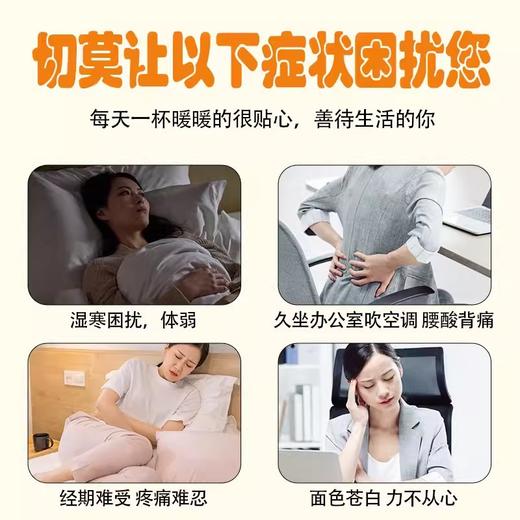 【养生排寒好时机，三伏天坚持喝】冬症夏冶春夏养阳，调和阴阳姜枣茶养生茶，科学配比好喝不上火辛香不辣嗓，一包喝一天红枣姜丝陈皮组合泡水喝茶包三伏天茶包QQ 商品图5