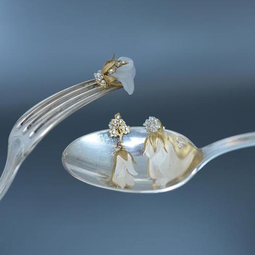 订购8周到｜Monshiro-sweet pea tsubomi-香豌豆 耳环［日本设计师］ 商品图7