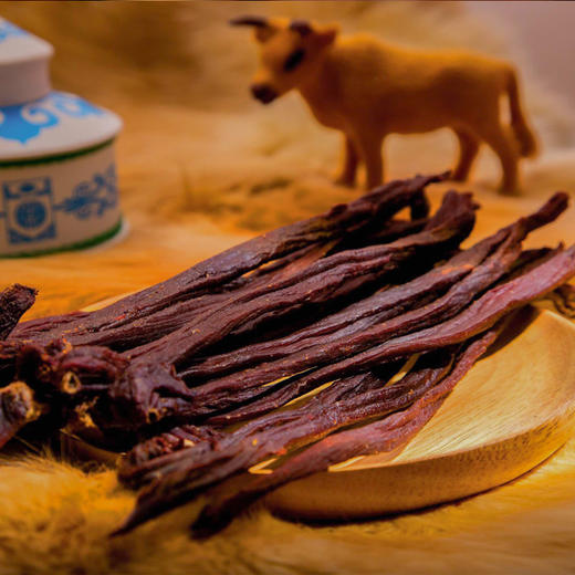 超干牛肉干内蒙古手撕风干肉干特产熟食耗牛干香辣零食250g 商品图3