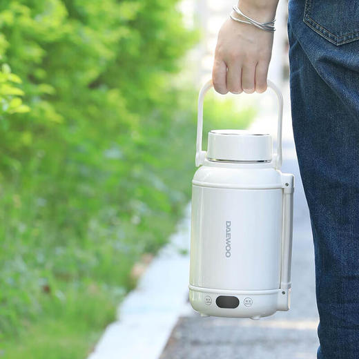 大宇（DAEWOO） 便携式迷你烧水杯家用旅行泡茶电热水杯DYSH-BX12 DYSH-BX12科洛白 1.2L 商品图6