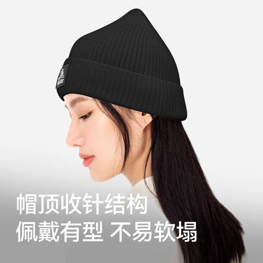 伯希和（Pelliot）户外针织帽女防风保暖抗寒登山滑雪运动骑行轻弹舒适冷帽男164334405 商品图5
