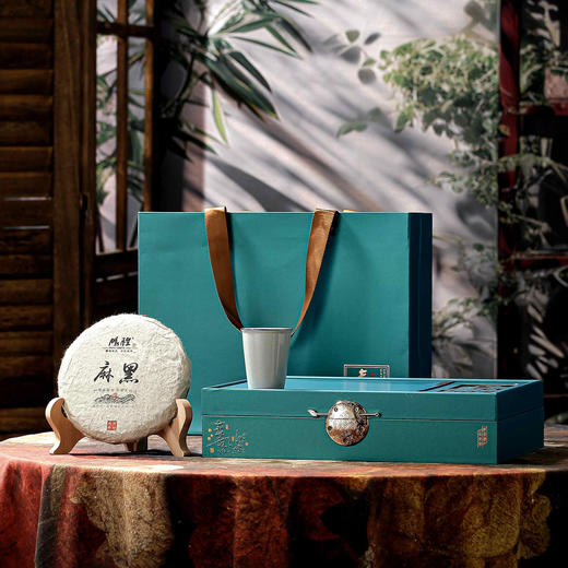 喜乐【蓝.通版+瓷杯】单饼.30元1套.整箱14套 商品图2