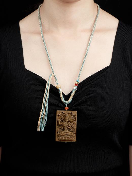 文殊菩萨香牌随身携带香品车载天然香薰 商品图0