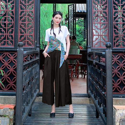 行舟民族风阔腿裤 | 现货加急发 商品图2