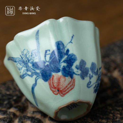 问鼎鼎青青花冰棱杯（春花秋实）（缺货） 商品图3