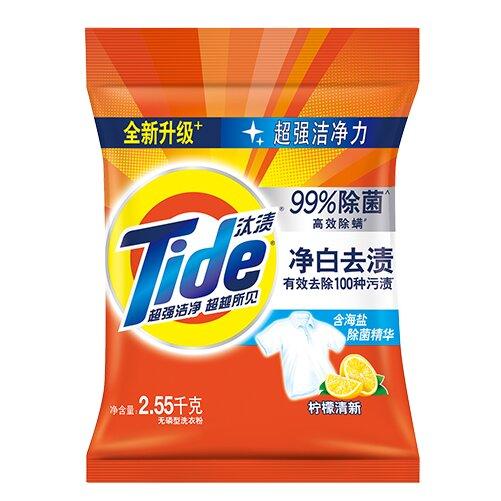 汰渍净白去渍洗衣粉（柠檬清新型）2.55kg（6903148078969） 商品图0