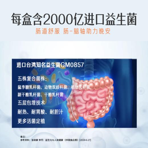 预售【让您晚安】灿活γ-氨基丁酸蛋白粉 | 双蛋白含量80>% 含胶原蛋白肽13% 5种益生菌 100mgGABA 4种维矿 3种益生元 0植脂末0蔗糖 10g/袋*40袋/盒 商品图4