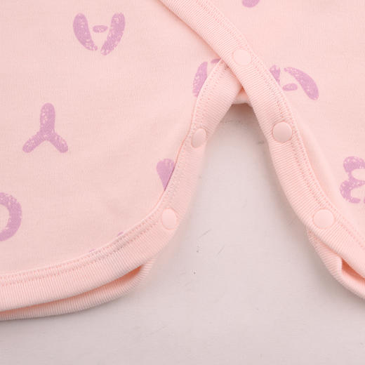 棉果果秋季新品女童内衣有机棉纱5A抗菌蝴蝶哈衣连体衣M321726224497 商品图3