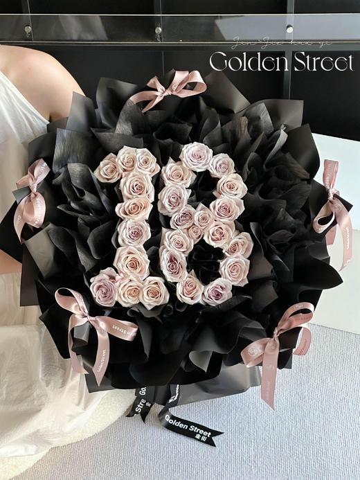 【爆款支架】蝴蝶支架月亮支架/ 永远18岁/爱心花束神器(1包3套) 商品图7