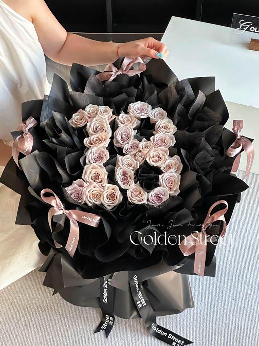 【爆款支架】蝴蝶支架月亮支架/ 永远18岁/爱心花束神器(1包3套) 商品图5