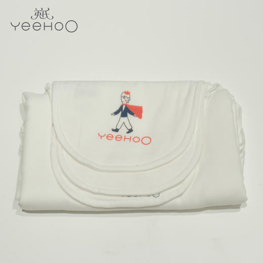 英氏-浴巾毛巾（常年）G3配件纱汗垫/3件装50*25白底印花 商品图0