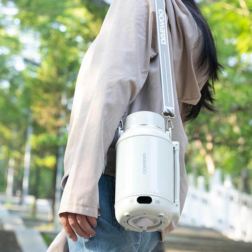 大宇（DAEWOO） 便携式迷你烧水杯家用旅行泡茶电热水杯DYSH-BX12 DYSH-BX12科洛白 1.2L 商品图8