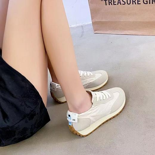 【休闲潮搭！飞跃阿甘运动鞋】加宽鞋头 舒适好穿，稳健后跟增高显瘦，亲肤内里 清爽透气！轻便防滑底 行走安全不累脚，夏秋韩版老爹鞋透气休闲德训鞋开学季Y 商品图4