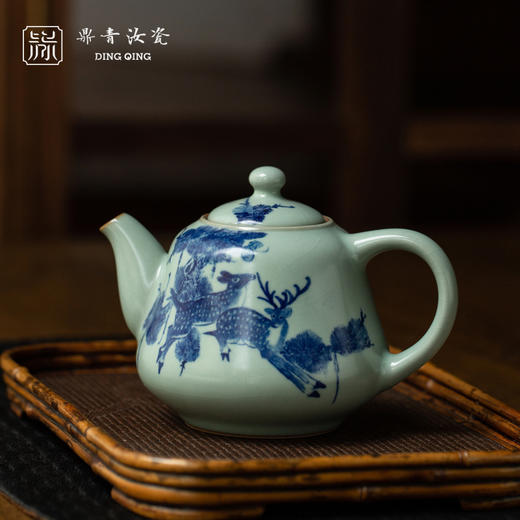 问鼎鼎青青花瓜蔓壶（百禄长青）（缺货） 商品图2