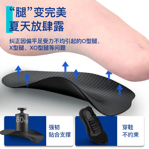 科靓足弓支撑鞋垫丨舒适减压、物理纠正扁平足、贴合足型、不易走位、缓解足部压力 商品图2