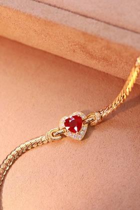 0.99ct 红宝石手链