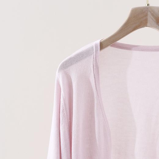 遮阳和时髦造型完美融合~100莱赛尔天丝夏季凉感衫~上身温柔随意披肩式开衫H242090158 商品图1