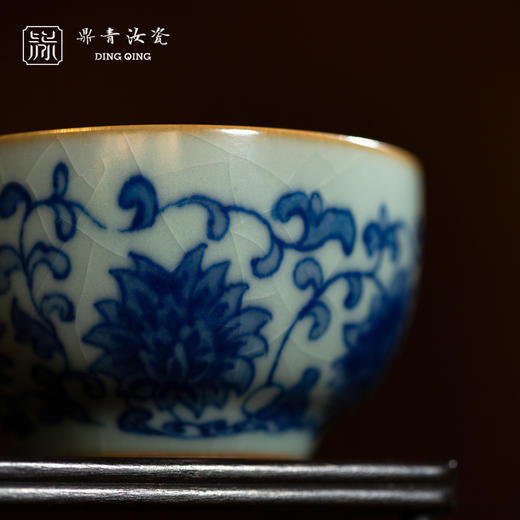 问鼎鼎青青花轻寒杯(万寿福延）（缺货） 商品图2