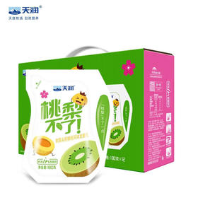 天润桃梨不了 刺梨猕猴桃风味发酵乳 180g*12袋 新疆美食特产