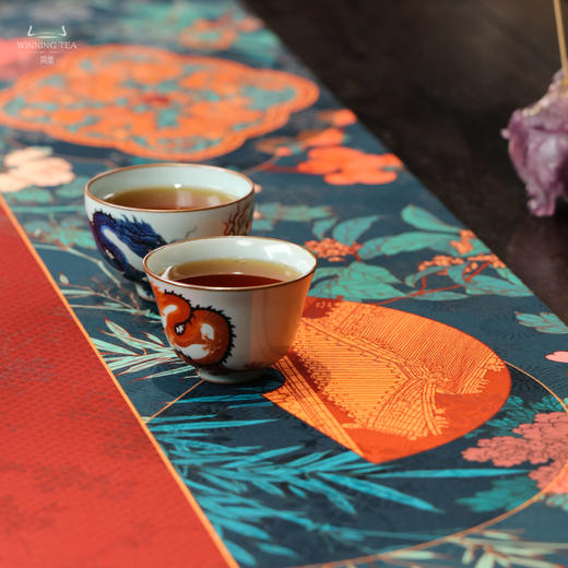 问鼎龙年中国风丝锦茶席 商品图3