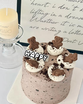 奥利奥小熊饼干蛋糕