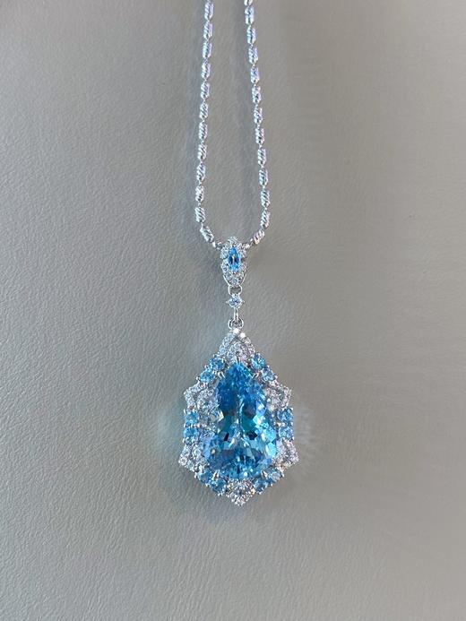3.71ct 海蓝宝吊坠 商品图1