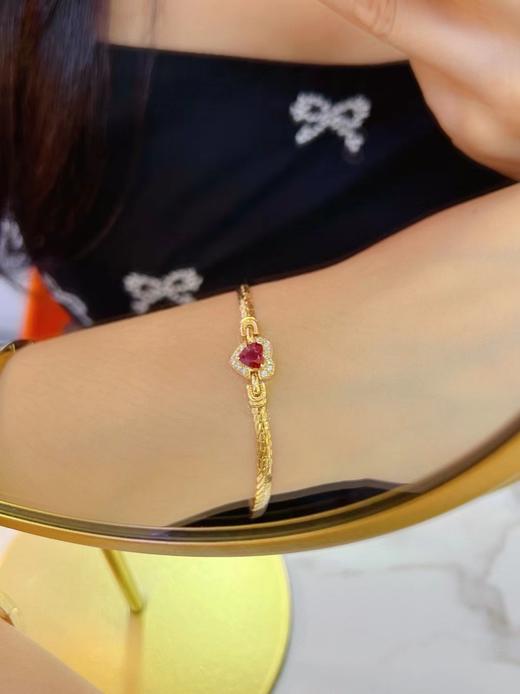 0.99ct 红宝石手链 商品图7