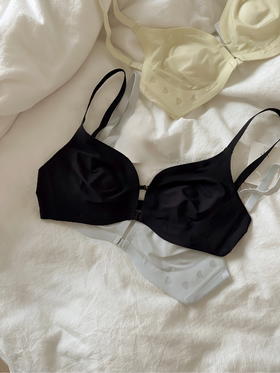 鹿鹿推荐 •  巨凉快显小有型！薄款降温前扣式美背内衣文胸套装【贴身衣物不退不换 介意勿拍！】