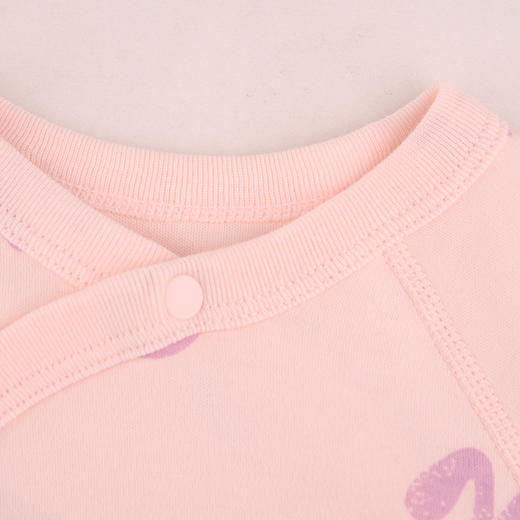 棉果果秋季新品女童内衣有机棉纱5A抗菌蝴蝶哈衣连体衣M321726224497 商品图1