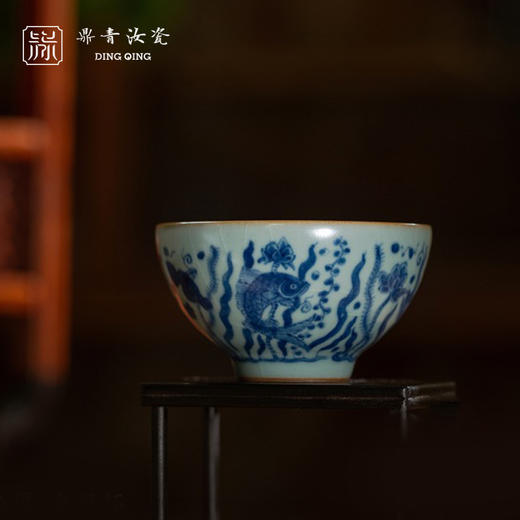 问鼎鼎青青花束罗杯（鱼浪） （缺货） 商品图4
