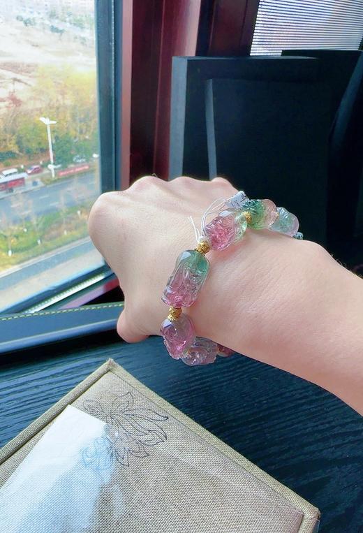 33g 雕刻碧玺手链 商品图7