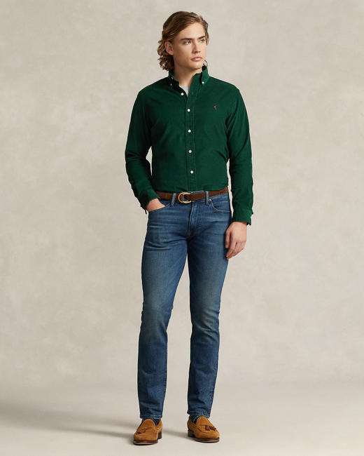 单品包邮现货 THS 7.27-限时 polo RL 马球家 情侣款 老钱风衬衫 灯芯绒小马标衬衫 4色 QG014 商品图3