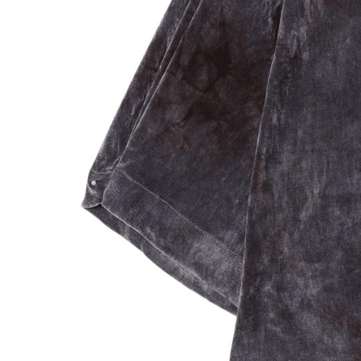 CS119夏季新款绒面复古铁锈印花男士衬衫百搭潮休闲上衣宽松小众 商品图5