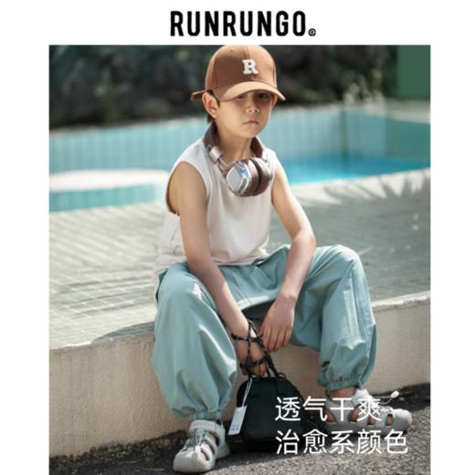 🌈【runrungo山系工装长裤】🎉弹性、导湿、工装阔腿裤型显腿长！ 商品图1
