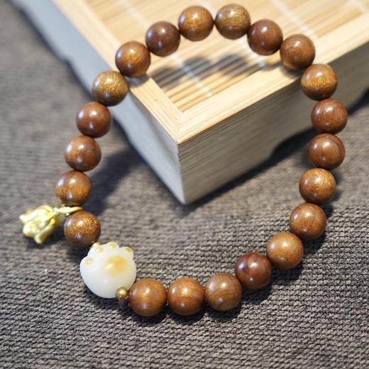 敦煌【敦煌金丝楠菩提猫爪手串】（敦煌/丹霞包装随机发货）敦煌福泽小众轻奢手串 商品图7