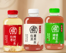 元气森林自在水-清爽绿豆水500ml/瓶