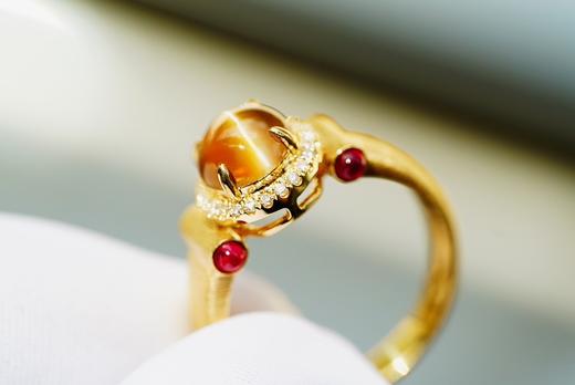 2.4ct 金绿猫眼戒指 商品图4