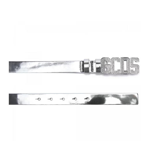 GCDS 女士金属字母徽标带扣腰带 银色 A1OU5700AA001 商品图1