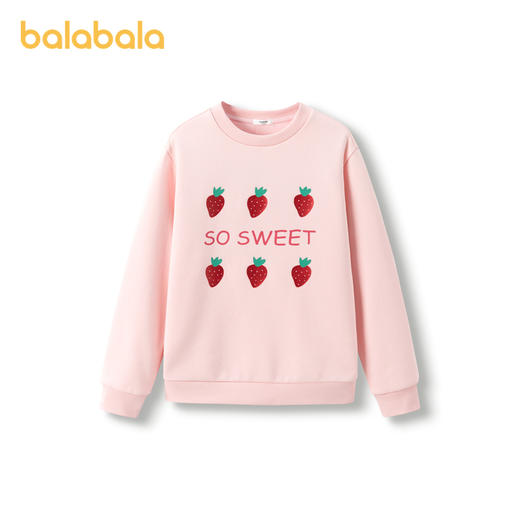 巴拉巴拉童装儿童长袖卫衣女童加绒保暖秋冬装新款休闲上衣潮 商品图4