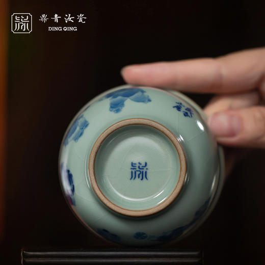 问鼎鼎青青花韫珠杯(与子同逑）（缺货） 商品图3