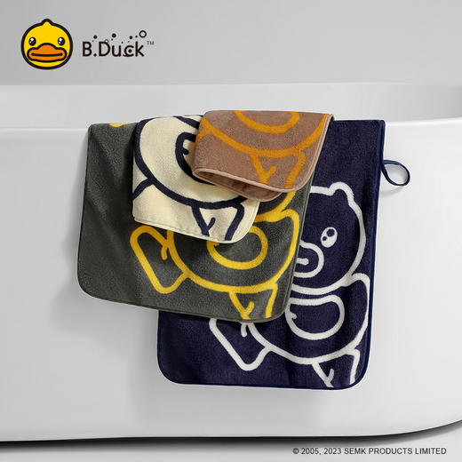 B.Duck小黄鸭珊瑚绒走路鸭毛巾72*34cm 593 商品图0