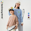 【神奇鹿条纹卫衣】森林棠24秋季新款儿童棉棉拼色条纹亲子宽松卫衣60341052 商品缩略图0