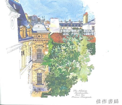 Rooftops of Paris sketchbook / 巴黎屋顶水彩速写本 商品图3