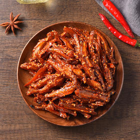 香辣银鱼仔500g 小鱼干小鱼仔小包装即食 散装北海特产海味零食 家乡零食童年回忆零食小吃