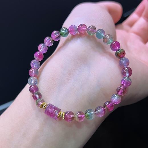 12g 6.3mm 碧玺手链 商品图1