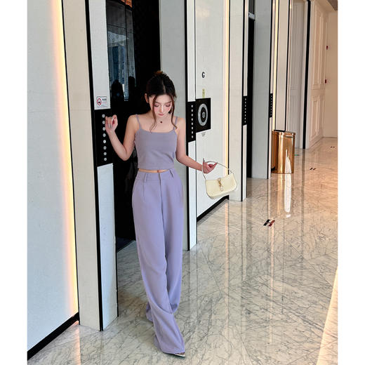 清仓捡漏 LINCHAOZHANG【幸运紫水晶】LW240328 小香马甲LB240148 吊带 LK240339西装裤 商品图2