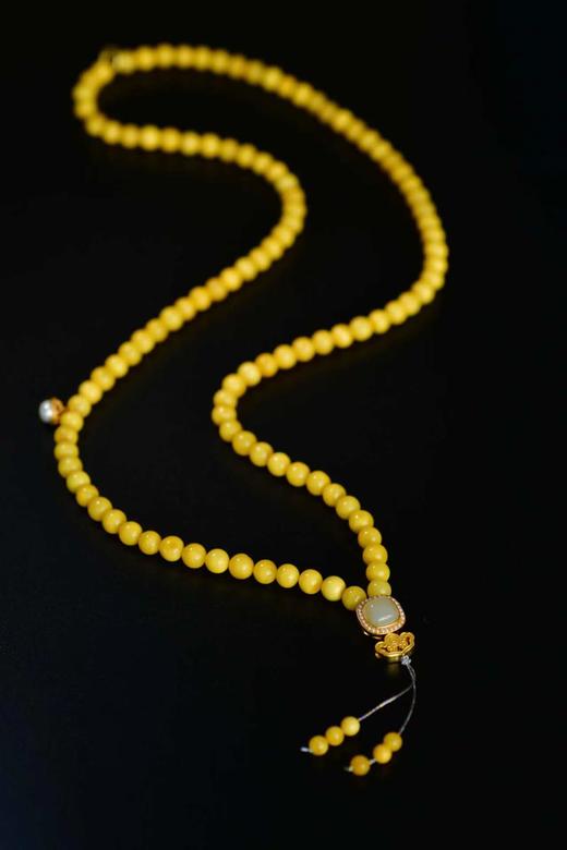 蜜蜡白玉葫芦念珠 商品图4