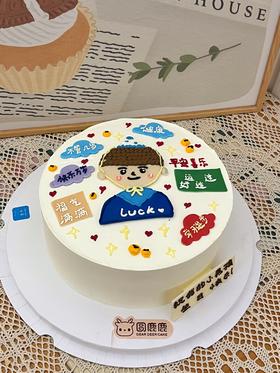 男孩主题 翻糖定制