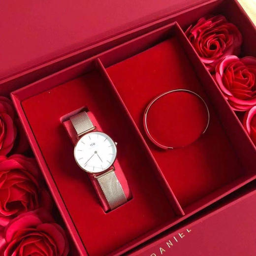 【情人节】DW手表女款PETITE系列优雅流金表28mm丹尼尔惠灵顿 商品图0